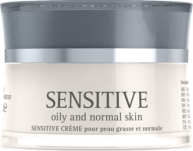 Sensitive oily and normal skin